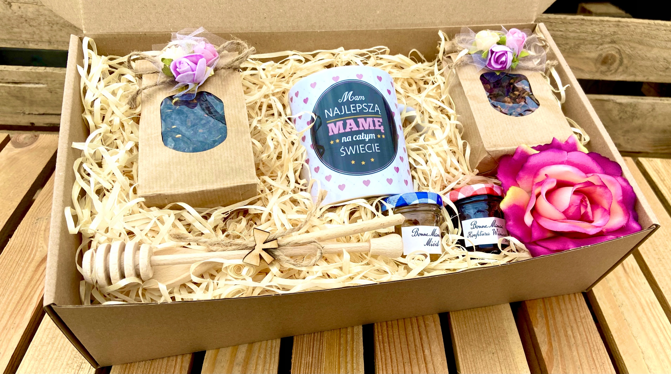 Oryginalny Prezent na Dzień Matki Mamy DUŻY ZESTAW Marka FM