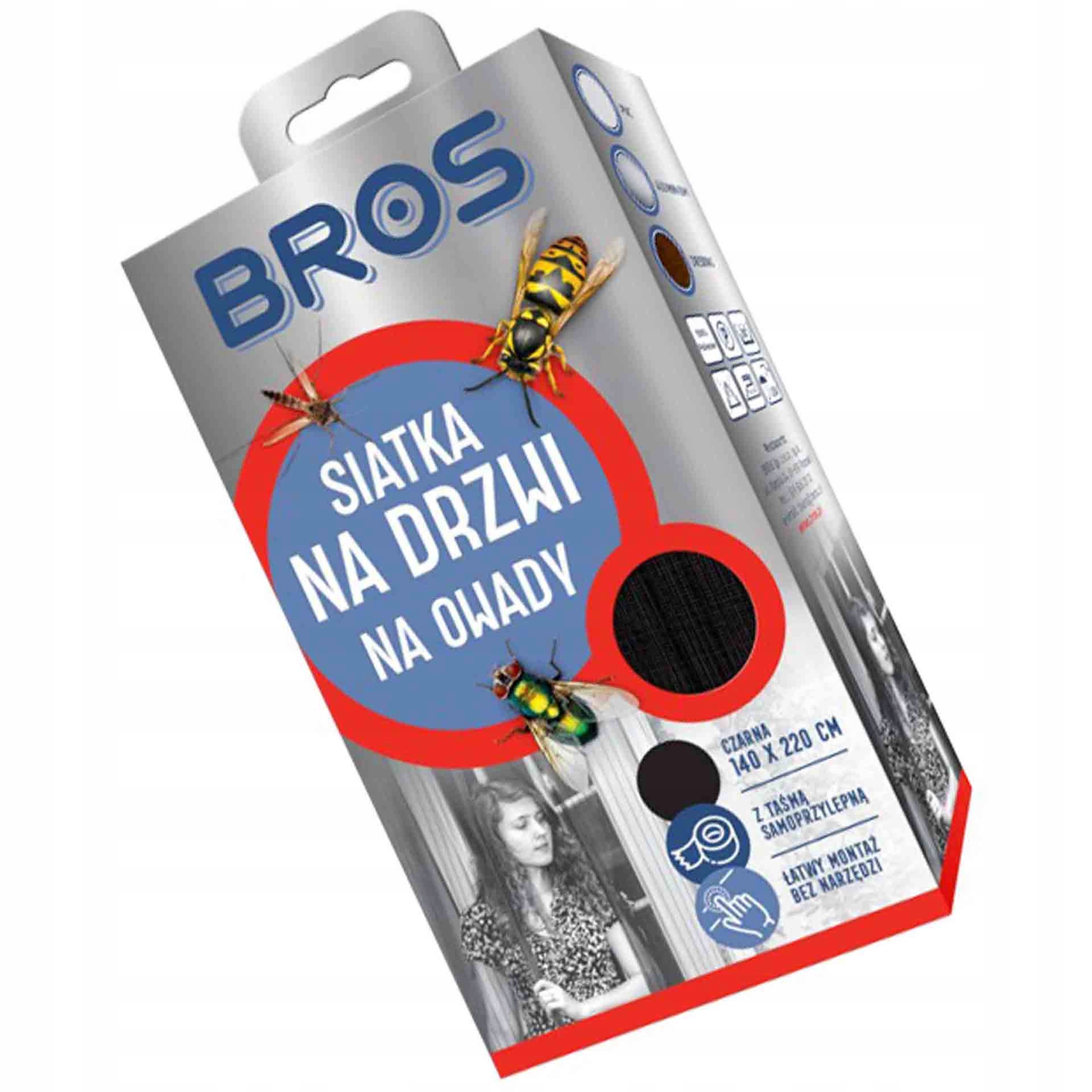 

Bros Siatka Na Drzwi /140x220/ Czarna