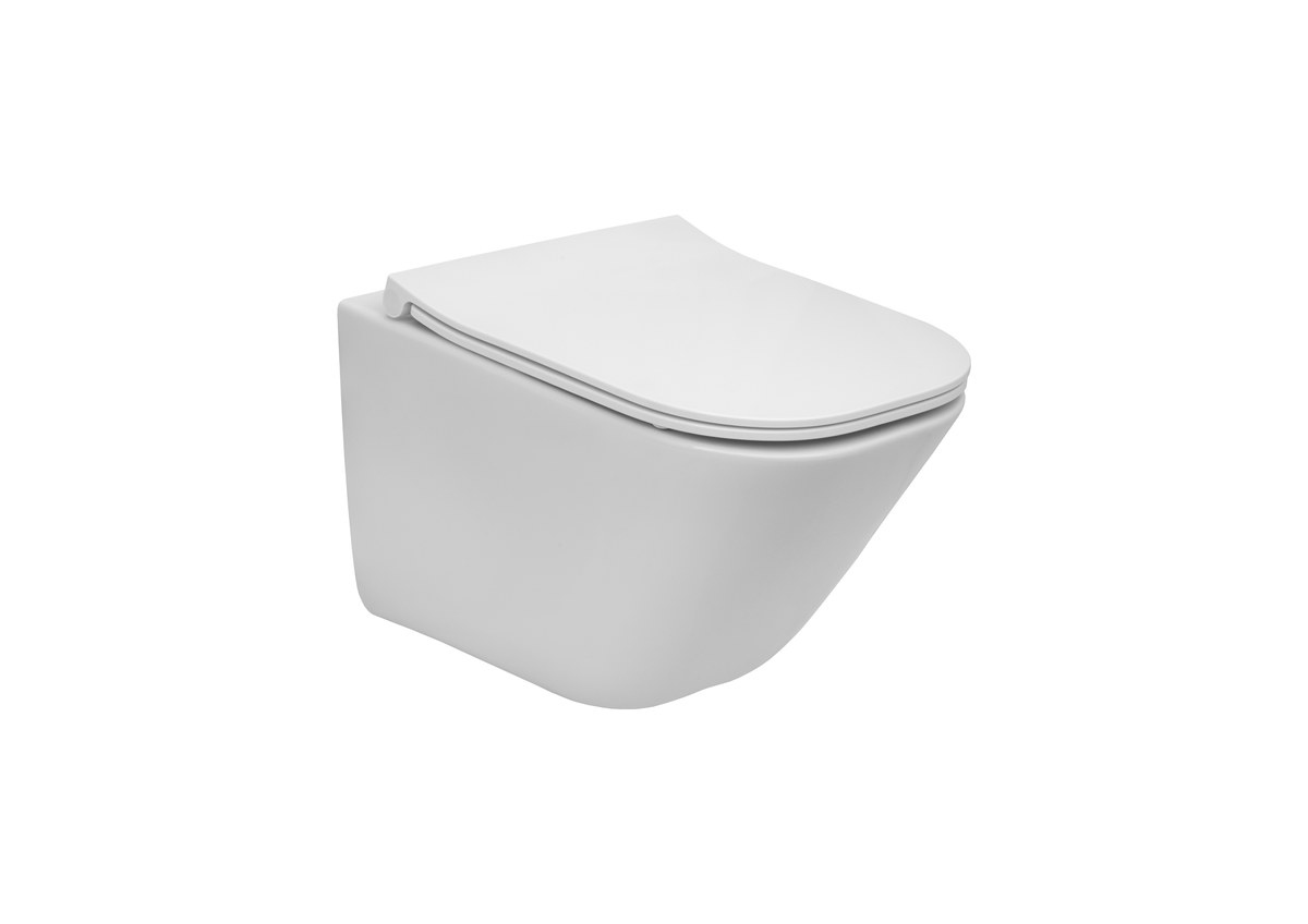 Miska Wc Gap Square Compacto podwieszana Rimless deska wolnoopadająca sli