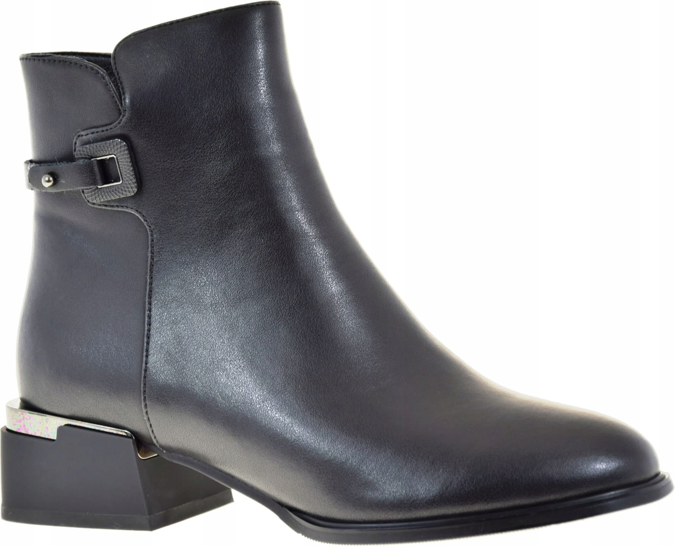 Luxusní Dámské Kotníkové Boty Černé 53C0512 40