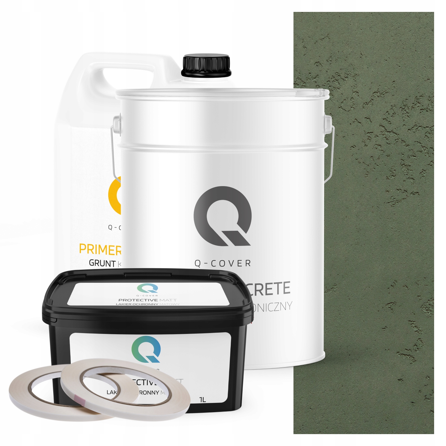 Architektonický Vnitřní Beton Set Zelený Tmavý F466 19kg 10m2