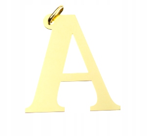 

Literka "a" Zawieszka Złota 585 Duża 3cm