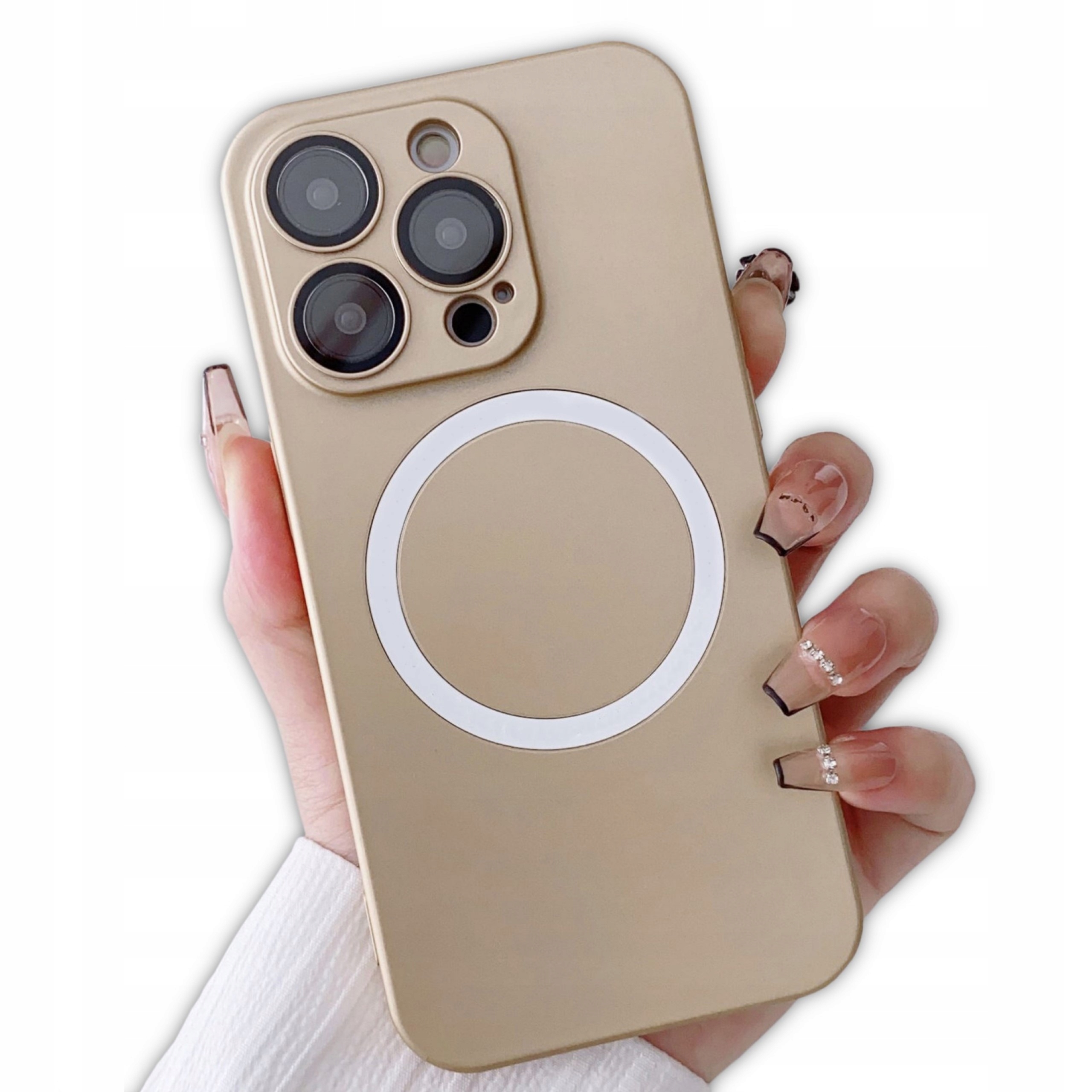 MATOWE ETUI OBUDOWA MAGSAFE DO IPHONE 13 PRO MAX KOLORY + SZKŁO HARTOWANE