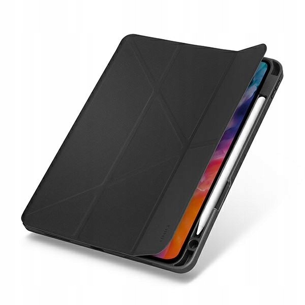 Uniq pouzdro Transforma Rigor iPad Air 10,9 (2020) šedé/charcoal grey Antimic