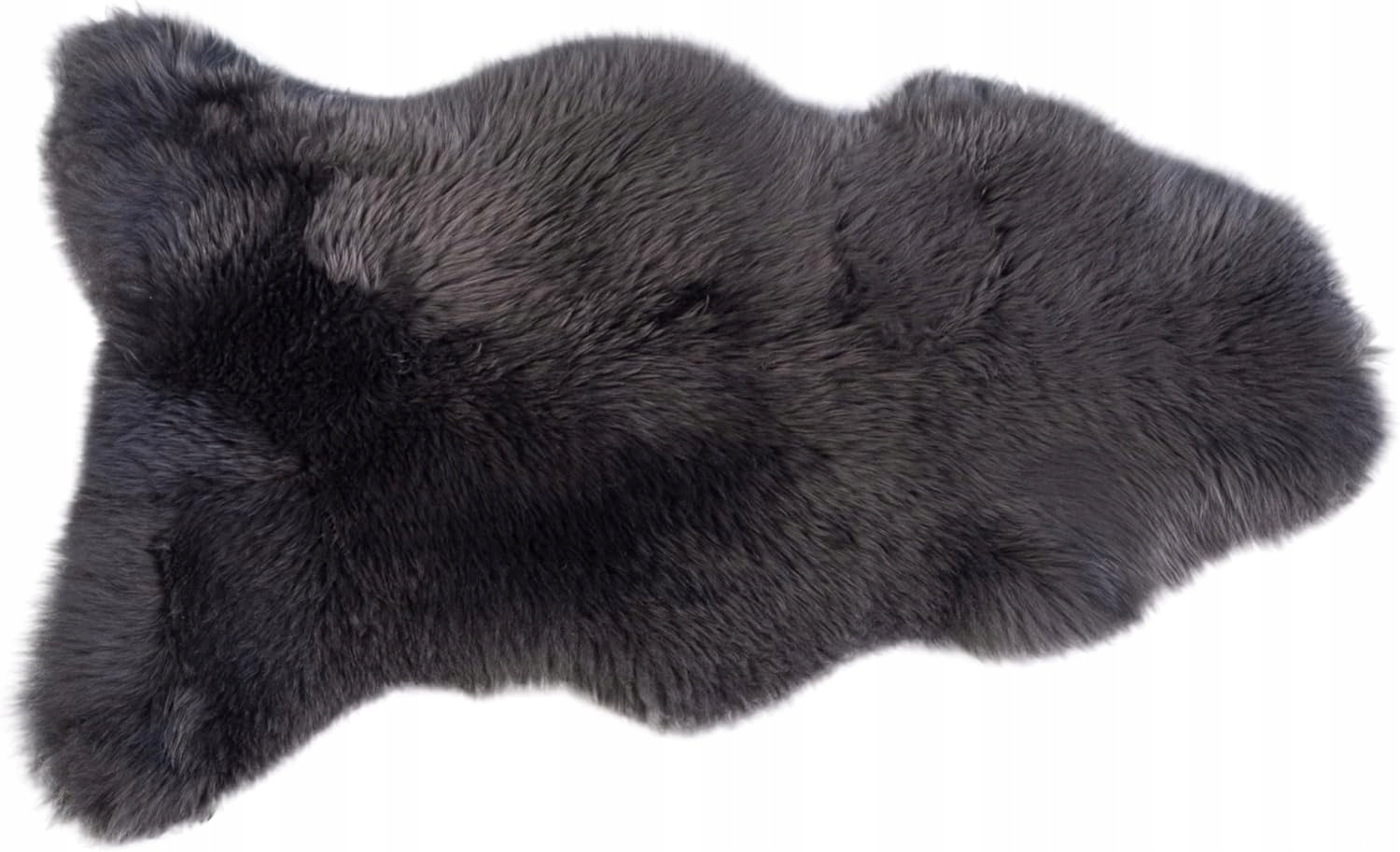 Ovčí kůže koberec z jehněčí kůže, přírodní ovčí kůže, deka L Šedá