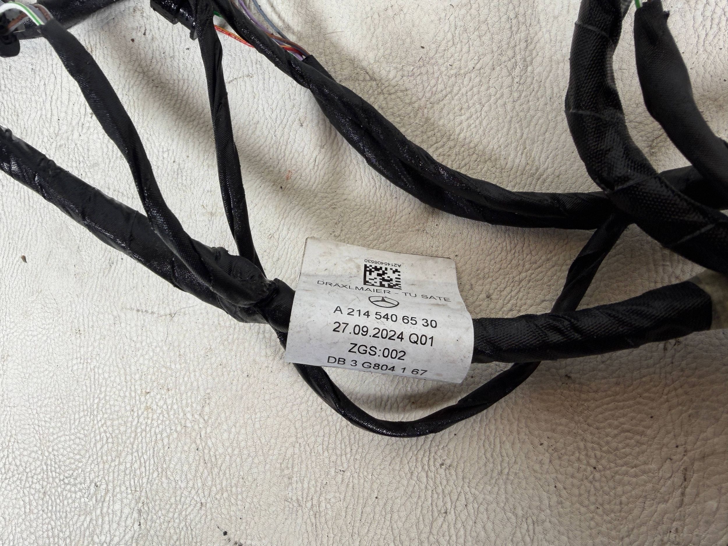 Mercedes E W214 A214 kabelbaum kabelsatz der stoßstange vorne a2145406530 PDC