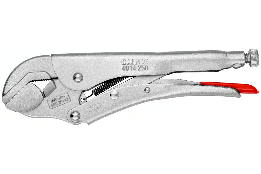 Ploché kleště zahnuté Knipex pozinkované 250 mm