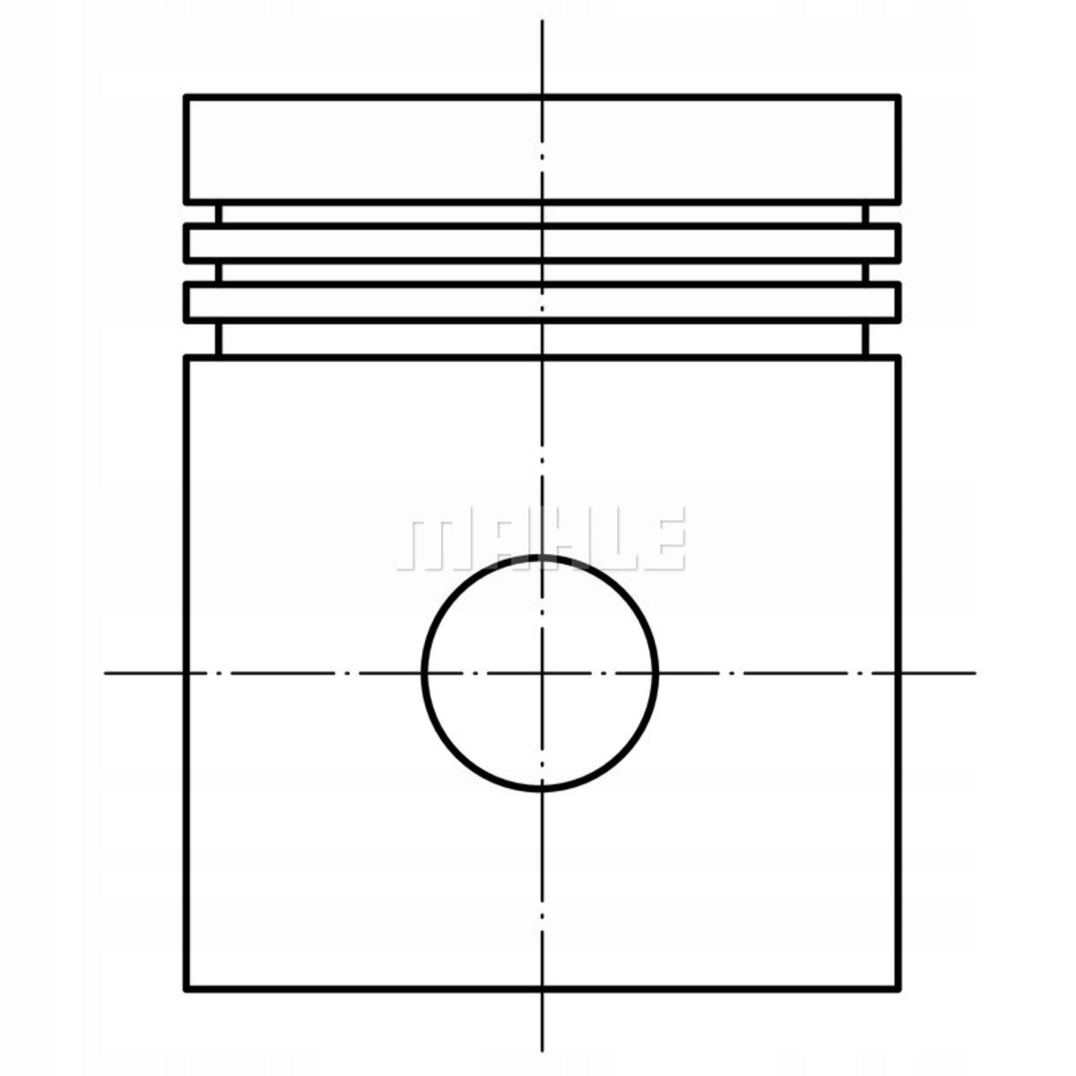 mahle 012 12 03 поршень
