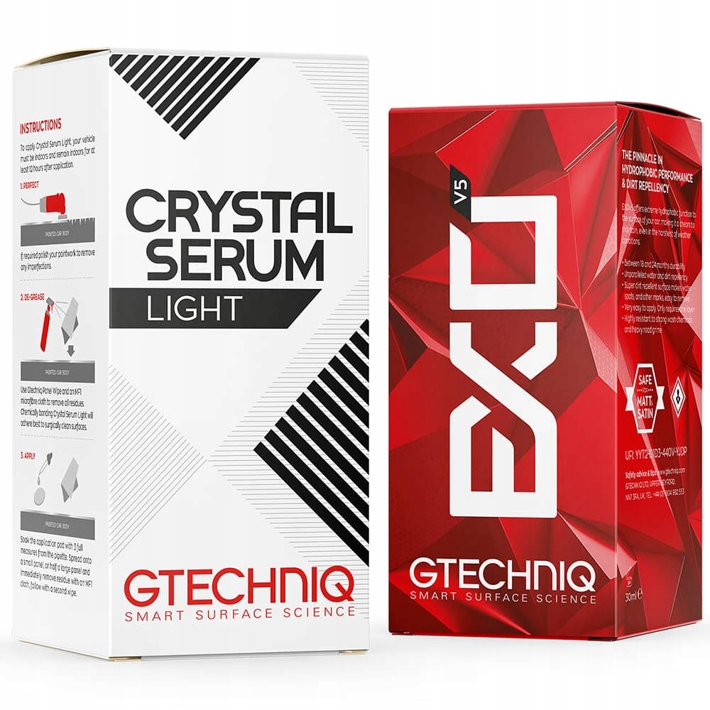GTECHNIQ Crystal Serum Light + EXO v5 30ml 5 lat Producent Gtechniq