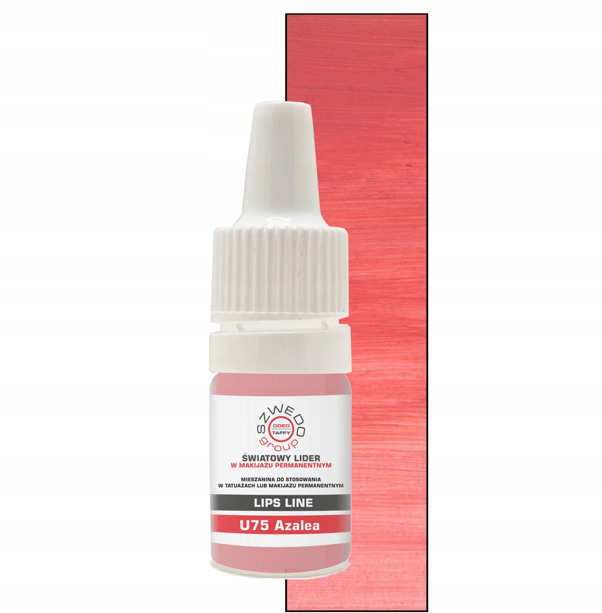 U75 Azalea – korálově červený pigment pro permanentní make-up rtů