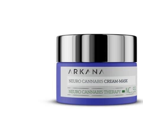 Arkana Neuro Cannabis Cream-Mask krém pro stresovanou pokožku 50 ml