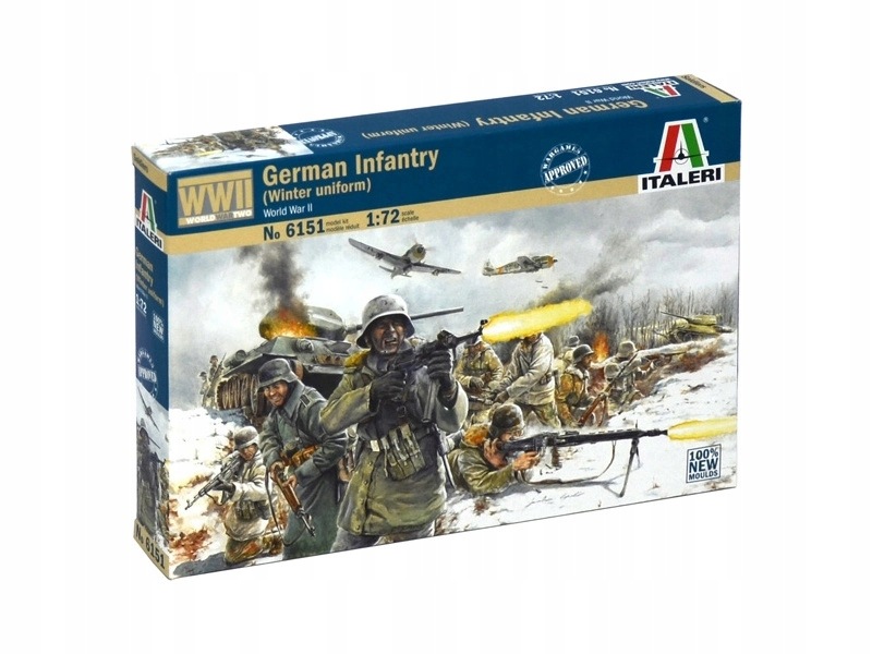 Italeri figurky Wwii German Infantry (Winter Uniform) (1:72)