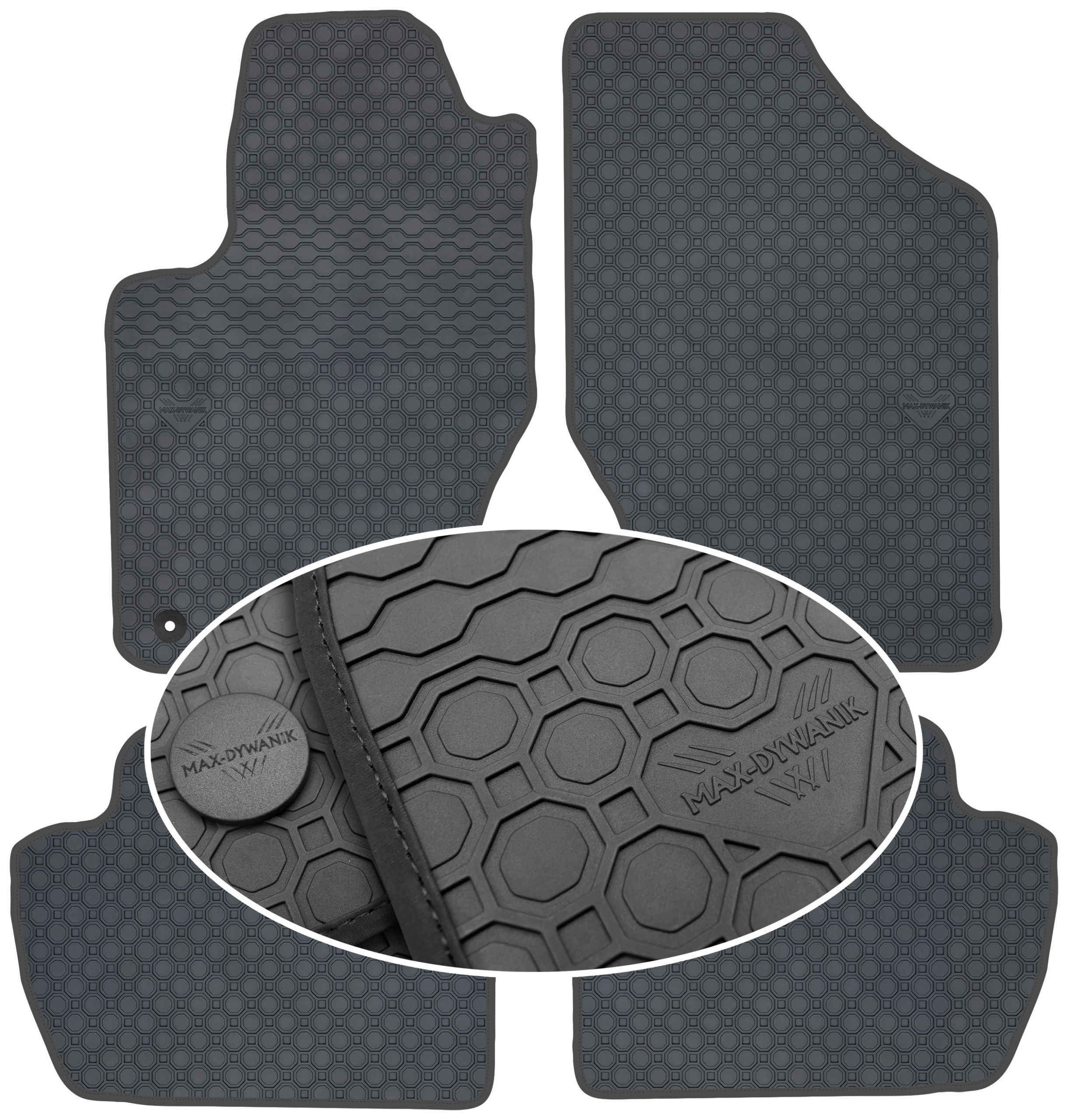 Peugeot 307 2001-2007 Koberce Čierne