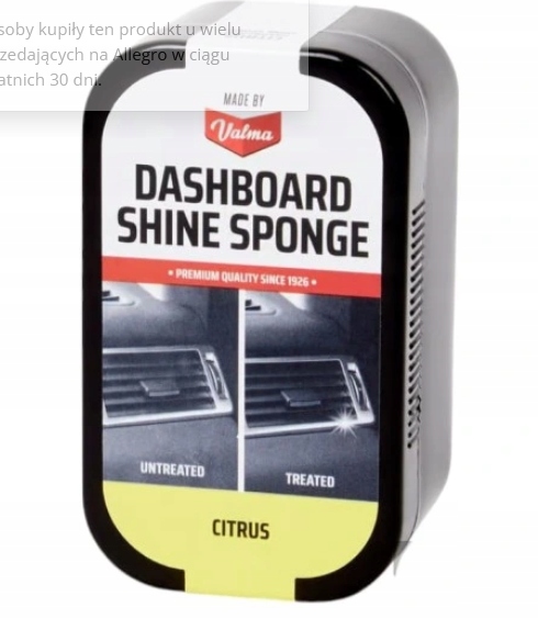 Gąbka Zapachowa Do Czyszczenia Pielęgnacji Deski Rozdzielczej Citrus