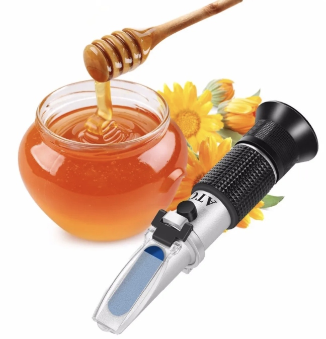 REFRAKTOMETR DO MIODU CUKROMIERZ WODA ATC OLEJEK BRIX ZAWARTOŚĆ KALIBRACJA Producent inna