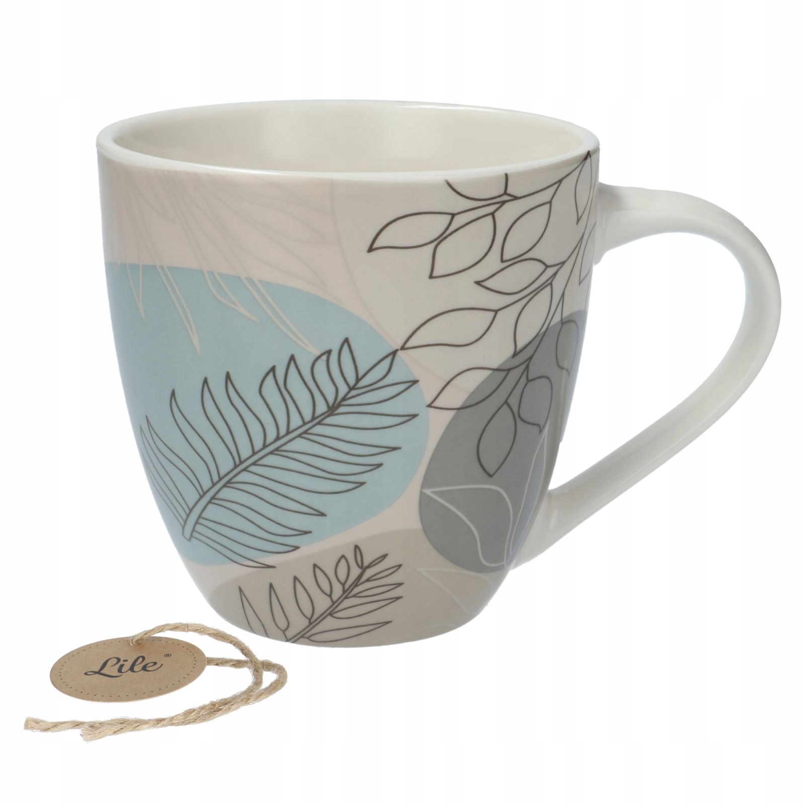 

Kubek do kawy duży porcelanowy na herbatę 390 ml