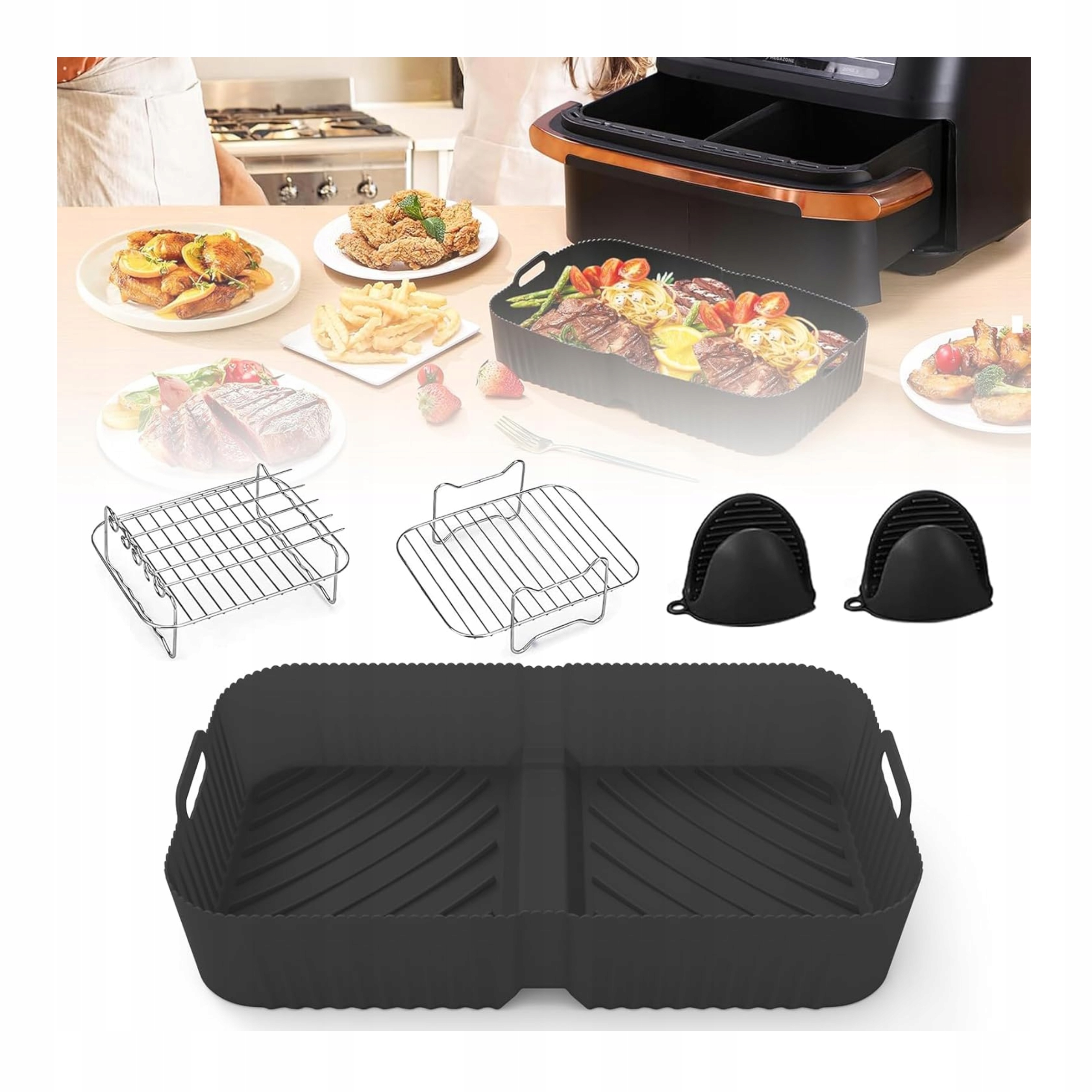 Silikonová forma pro Air Fryer Ninja AF500EU 10,4 l
