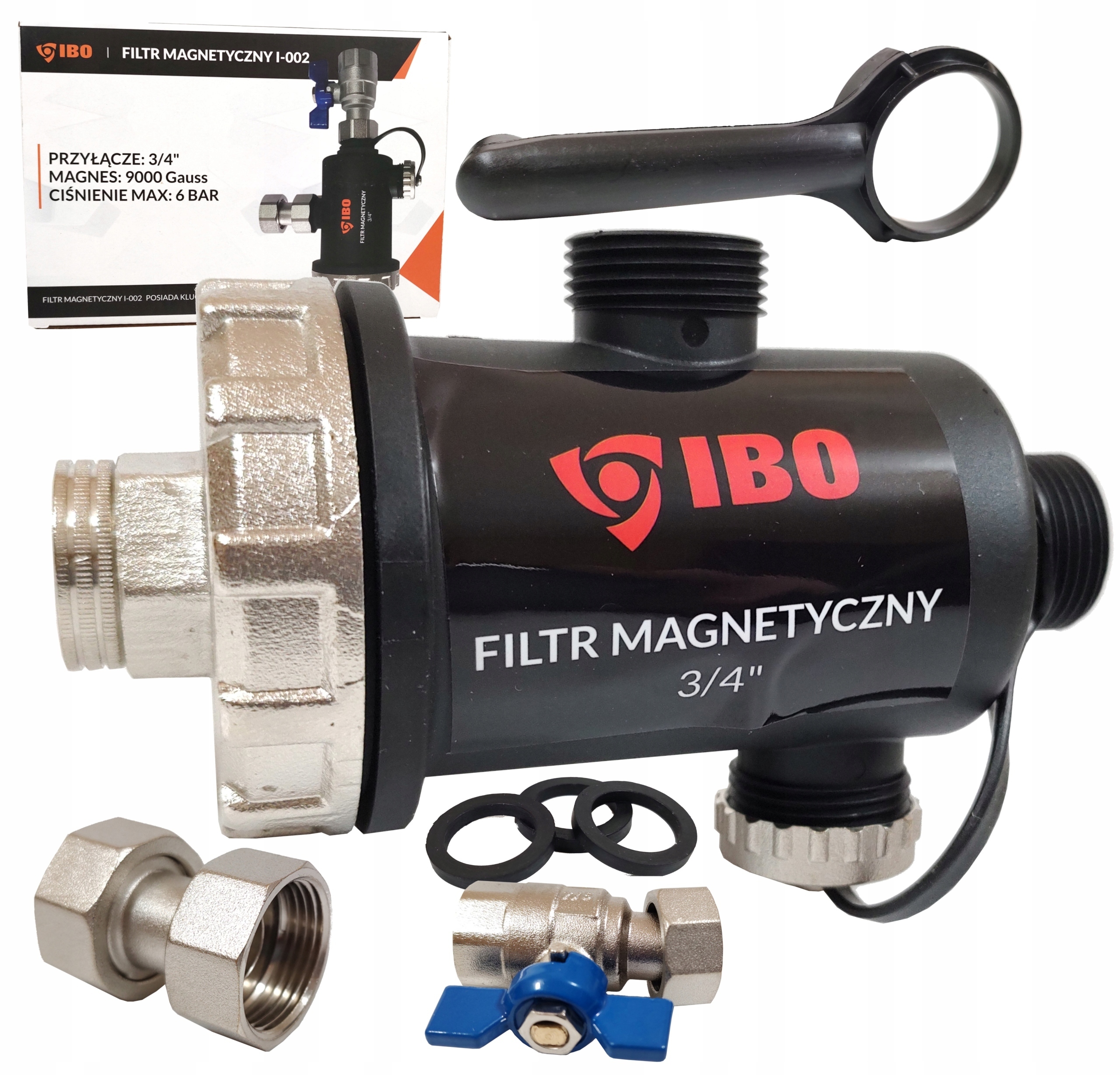 Magnetický Filtr Separátor Nečistot 3/4''