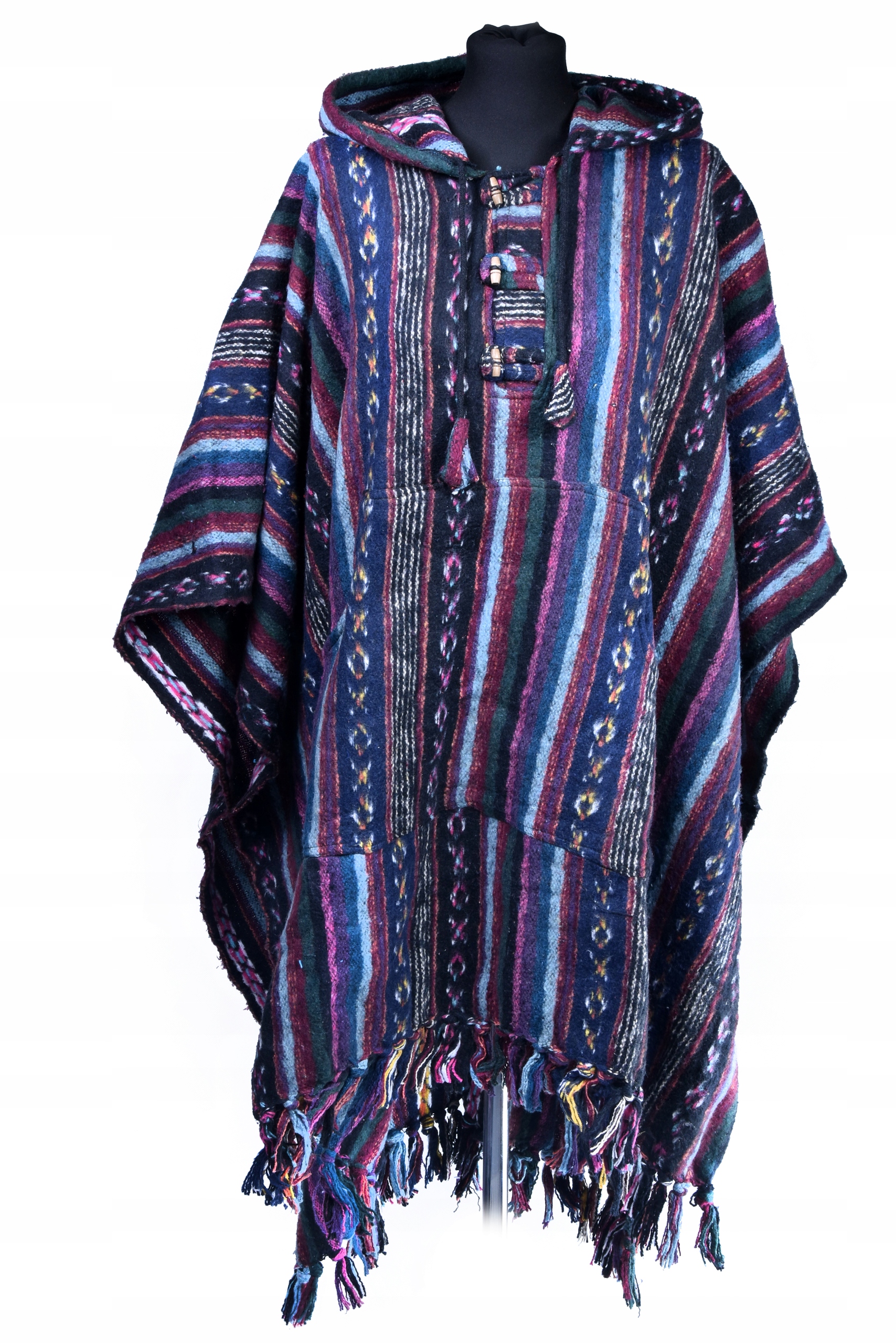 Tradiční nepálské Pončo gheri hrubá bavlna