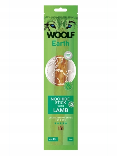 4x Woolf Earth Noohide XL Tyčinka Jehněčí 85g