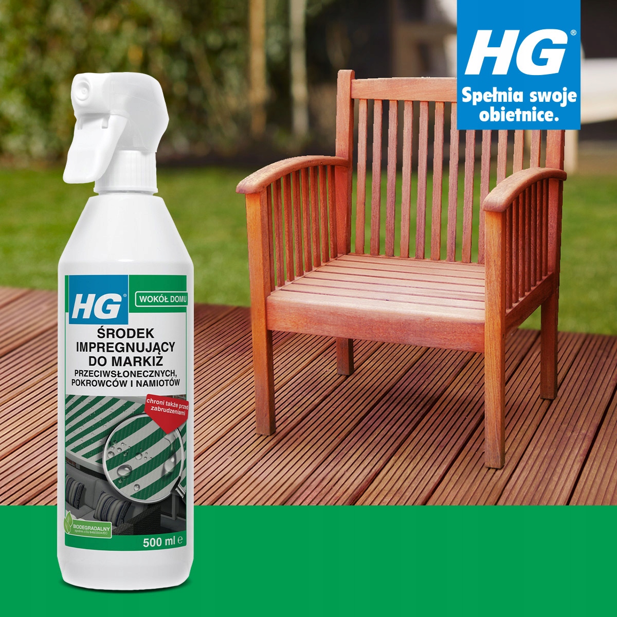 HG impregnat do markiz pokrowców namiotów plandek profesjonalny 500ml Marka HG