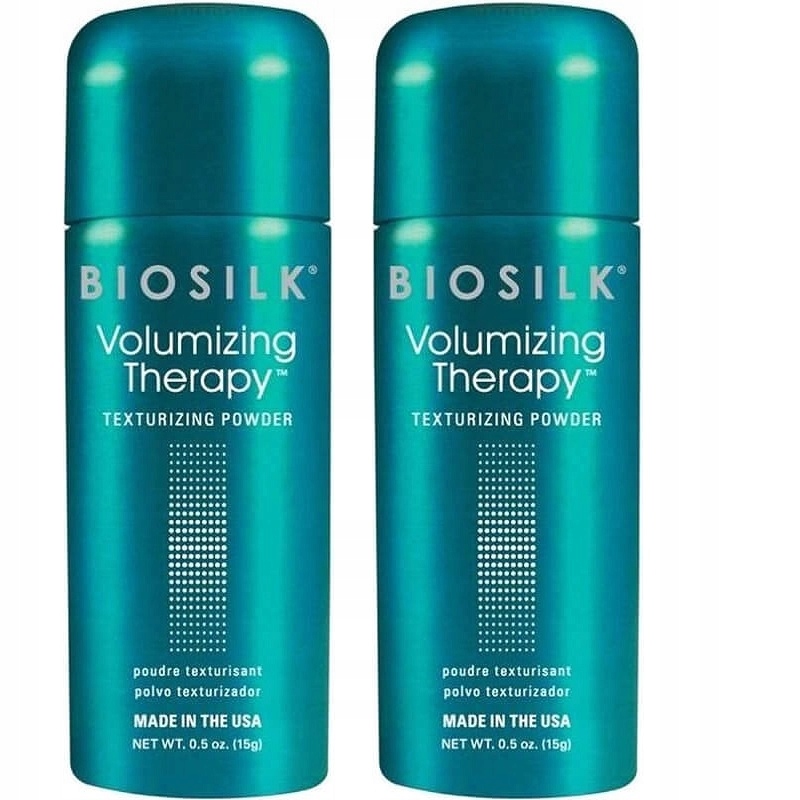 Zestaw Biosilk Puder Dodający Objętości Volumizing Therapy 14G X2