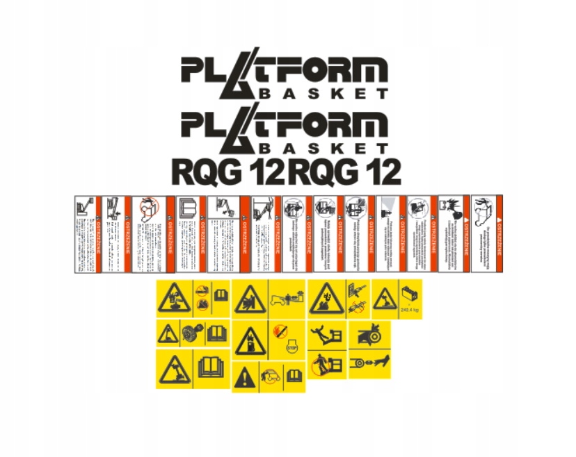 Samolepky – polep Platform Rqg 12
