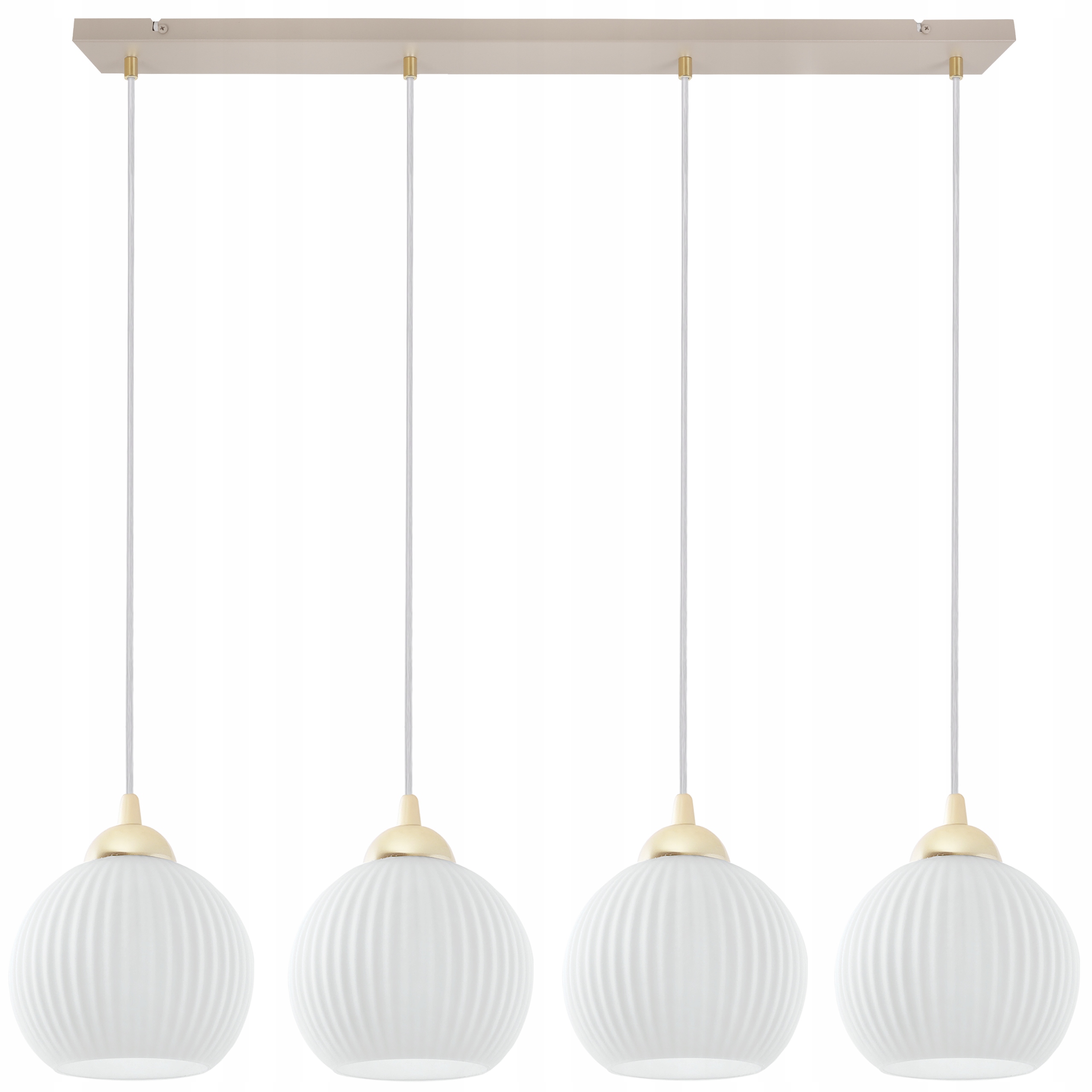 Závesná Stropná Lampa Kašmírový Luster Béžová Glamour Gule Nad Ostrovným Stolom