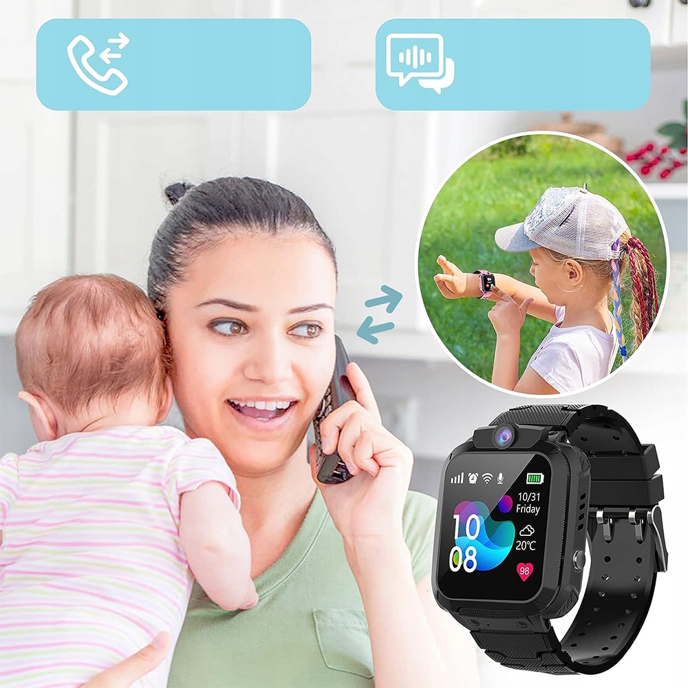 SMARTWATCH DZIECI INTELIGENTNY ZEGAREK LBS TELEFON DLA CHŁOPCÓW PREZENT Mechanizm automatyczny