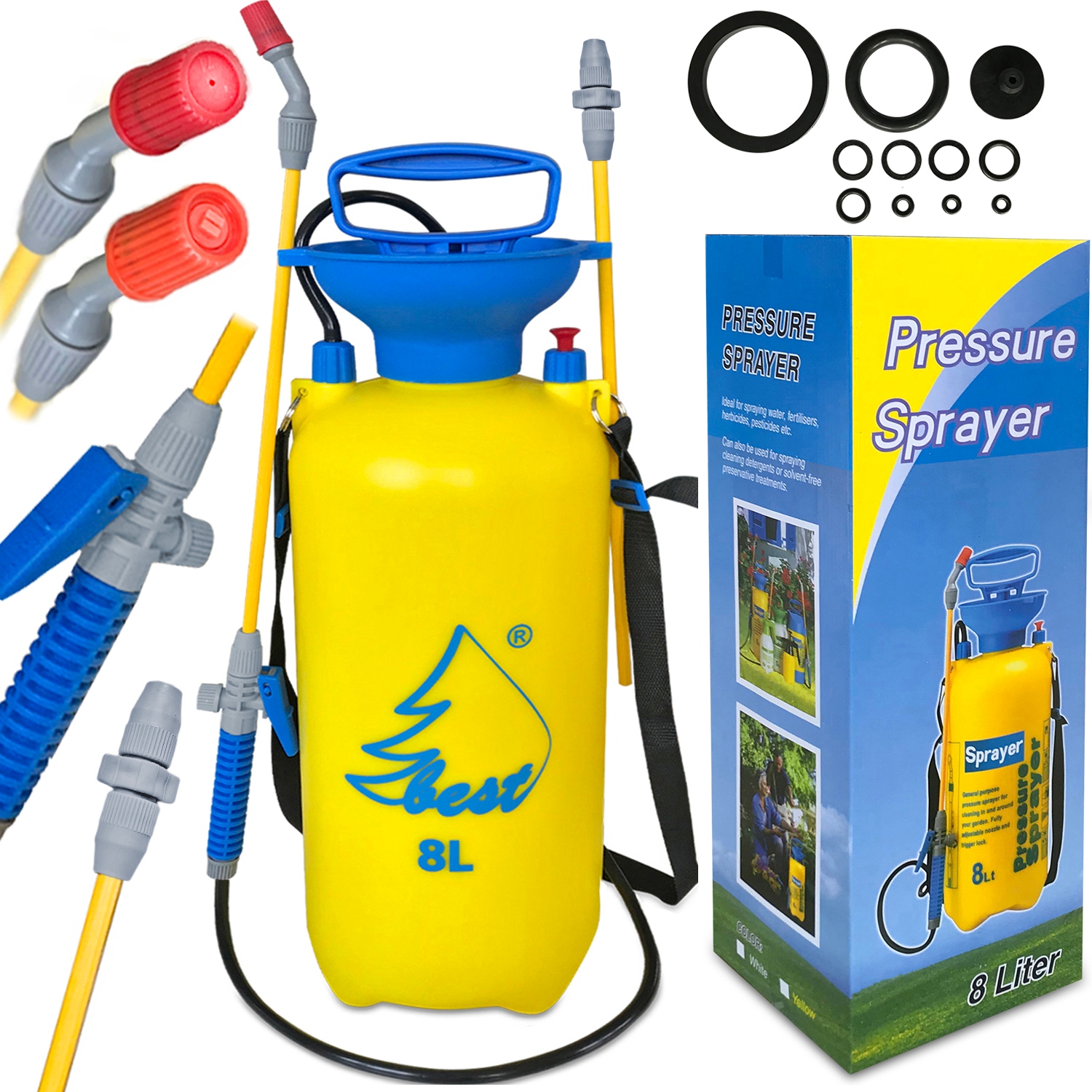 

Opryskiwacz Ciśnieniowy Ogrodowy 8L Długa Lanca