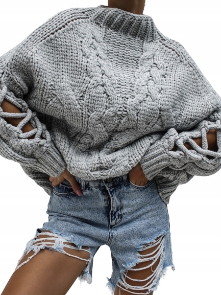 Cocomore Pologolfový svetr šedý Uni