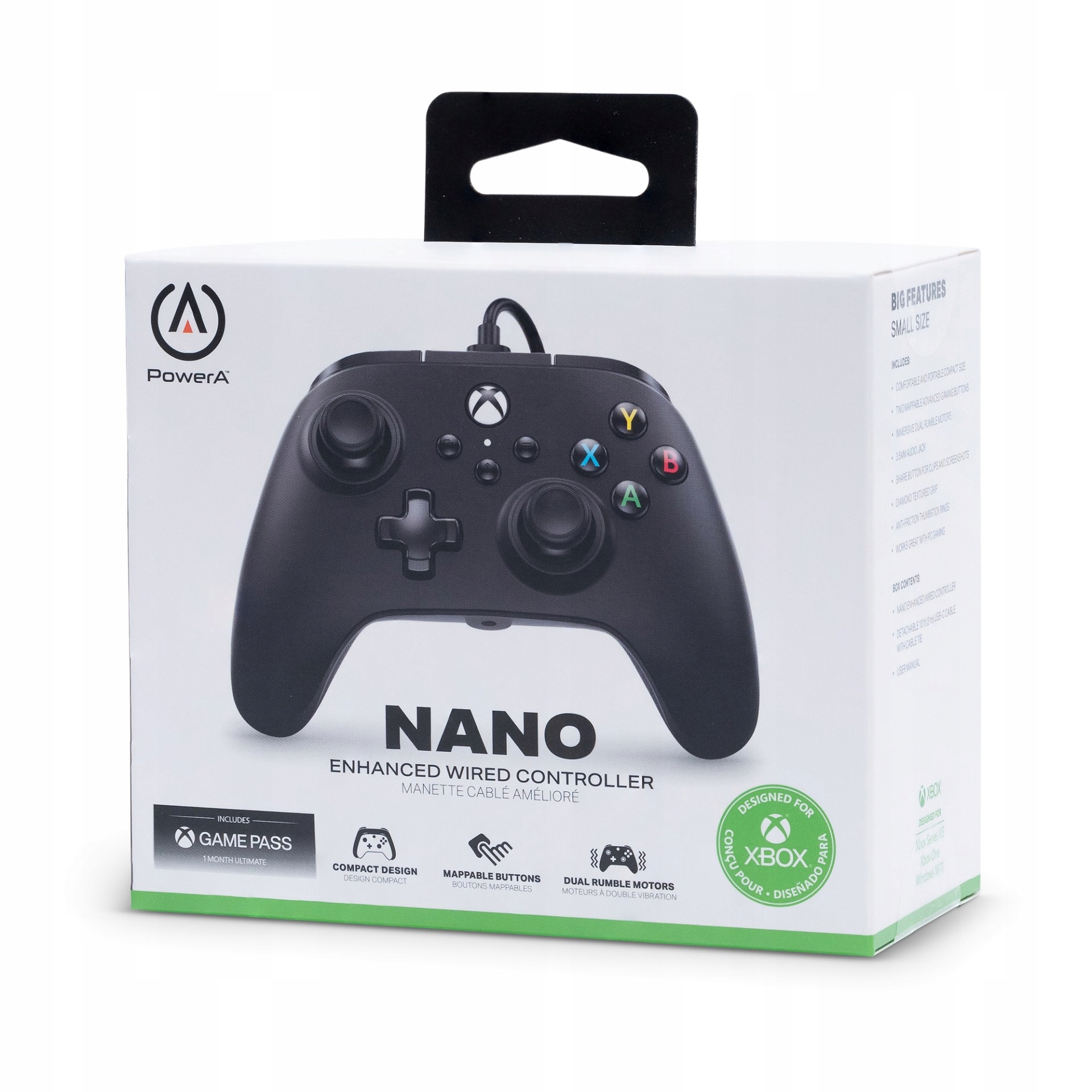 

PowerA Xs Pad przewodowy Nano Enhanced Czarny