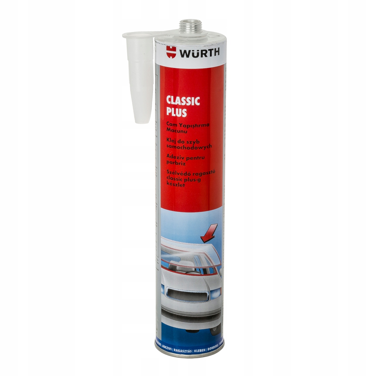

Klej do szyb Classic Plus 310ml czarny Wurth