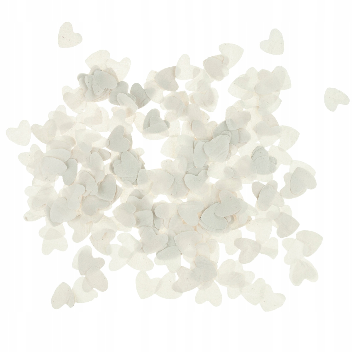 KONFETTI TUBA STRZELAJĄCA BIAŁE SERCA na ŚLUB PŁATKI SERC WALENTYNKI WESELE Kod producenta TG60120