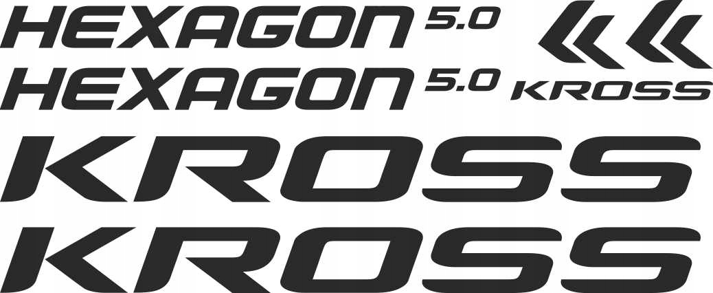

Naklejki Zastępcze Rower Kross hexagon Kolory 5.0