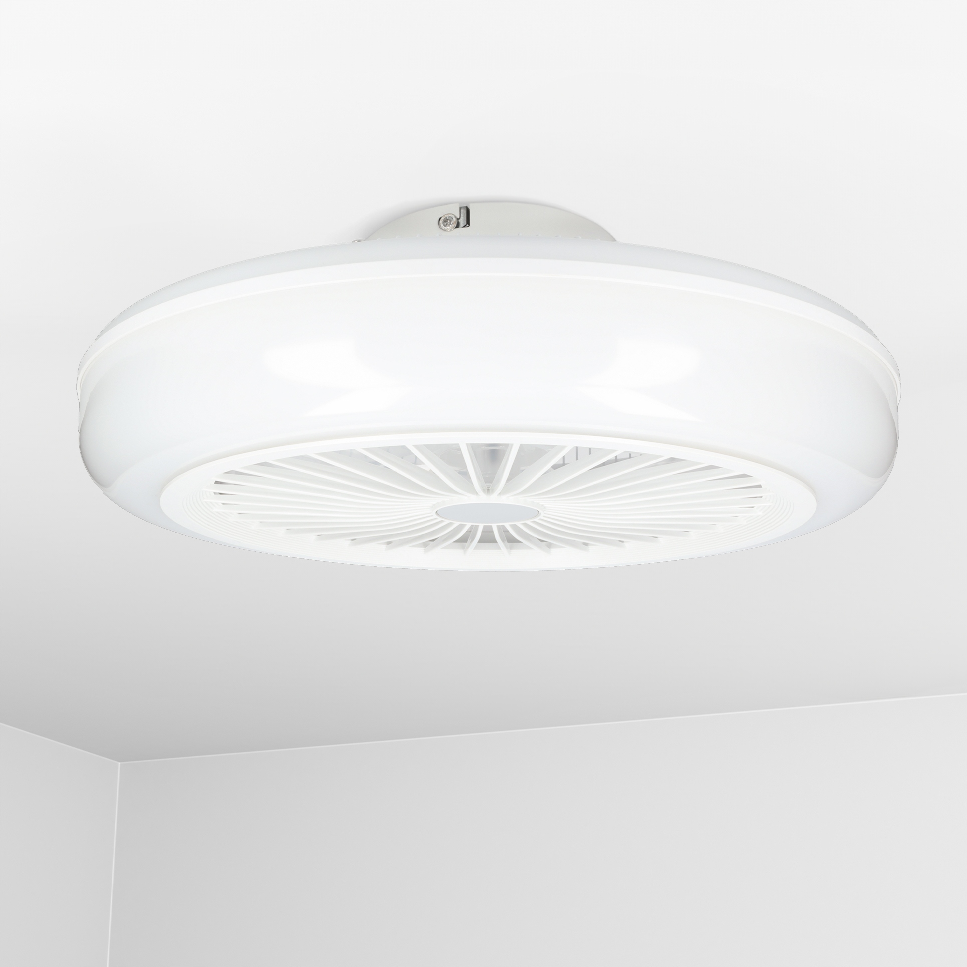 WENTYLATOR SUFITOWY WIATRAK LAMPA PLAFON LED RGB Zasilanie sieciowe