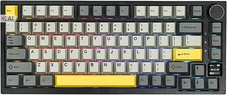 Bezdrátová mechanická klávesnice Epomaker Ajazz AK820 Pro