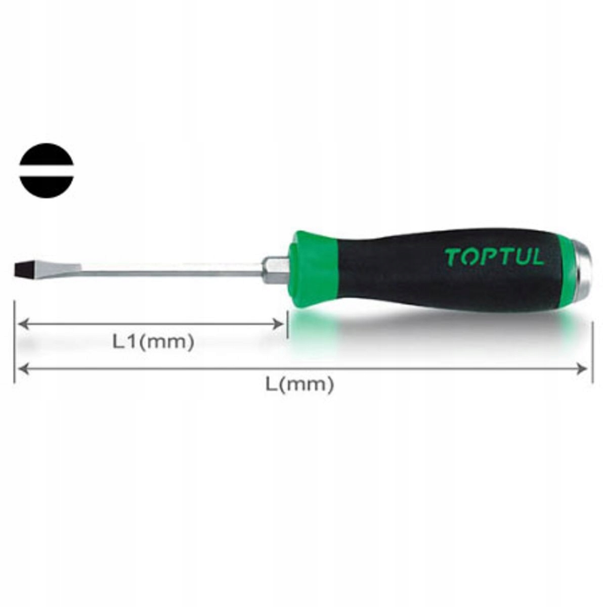 TOPTUL WKRĘTAK PŁASKI 10MM HEX, DŁ. 325MM FAGB1020 Liczba elementów pojedyncze