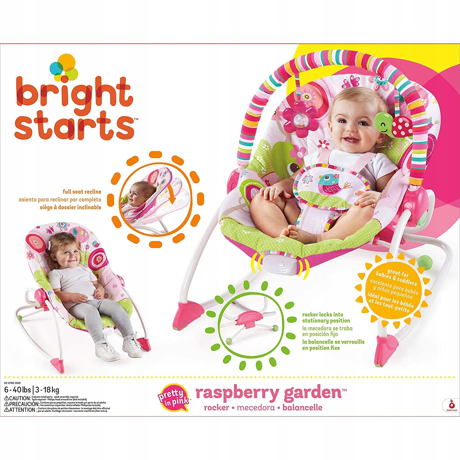 BRIGHT STARTS Merry Sunshine Cechy dodatkowe system wibracji