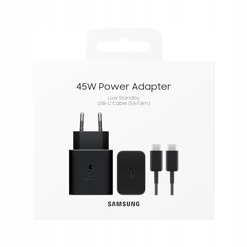 SAMSUNG Szybka Ładowarka USB Typu C 45W Z Kablem — miniatura 3