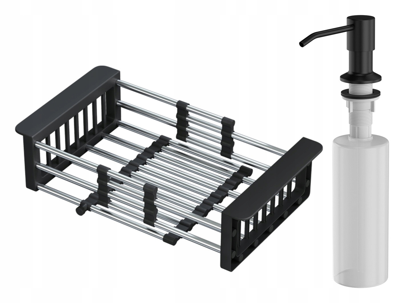 DOZOWNIK NA PŁYN CZARNY OCIEKARKA TELESKOPOWA ZLEW