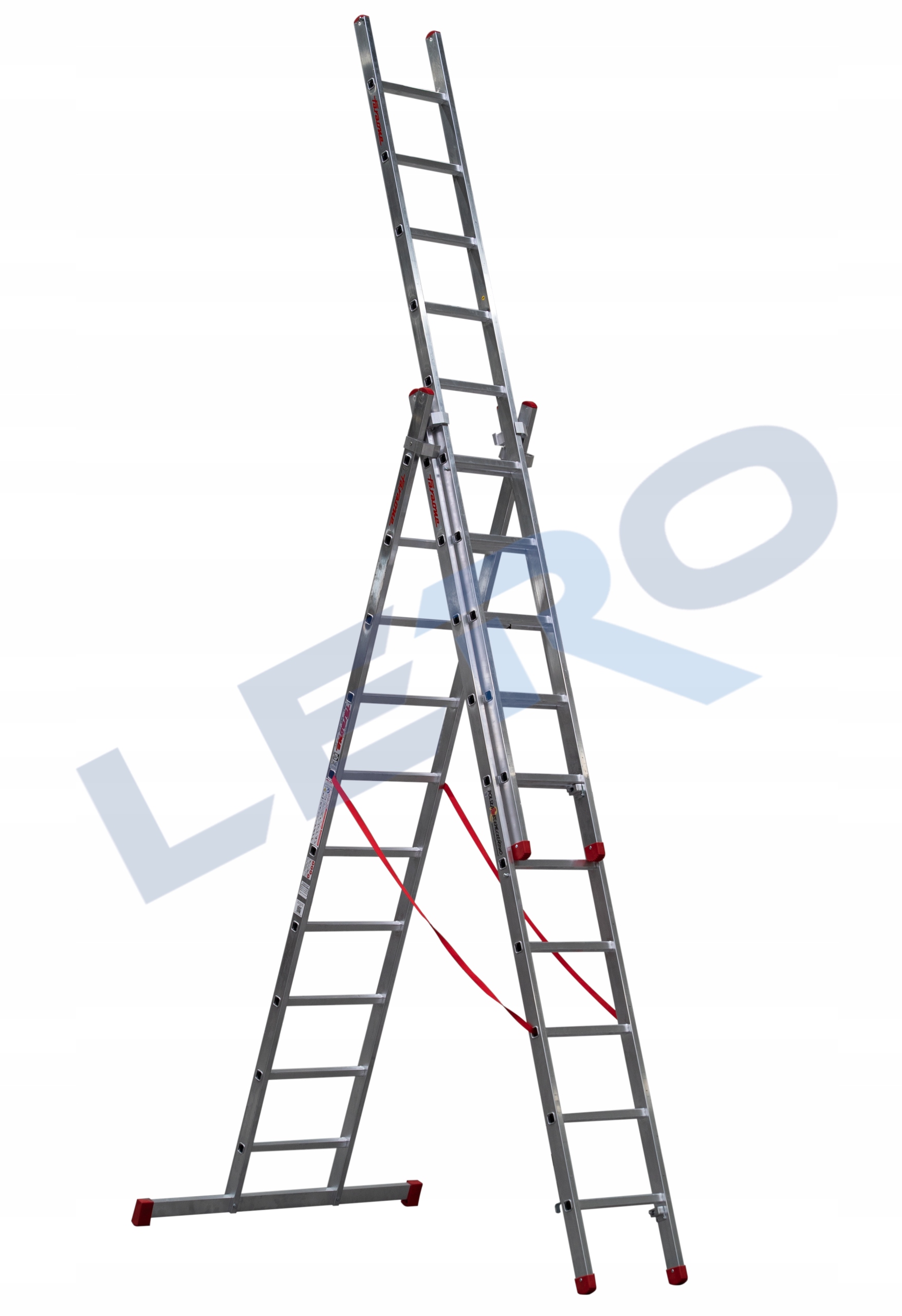 Drabina aluminiowa trzyelementowa Faraone Ak 300.3 3x10 7,18 m