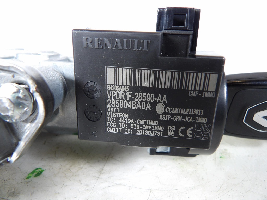 ignition key RENAULT MEGANE IV LIFT 1.3TCE 285904BA0A
