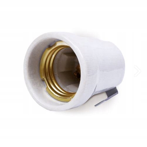 

Gniazdo oprawka ceramiczna E27 z uchwytem bocznym