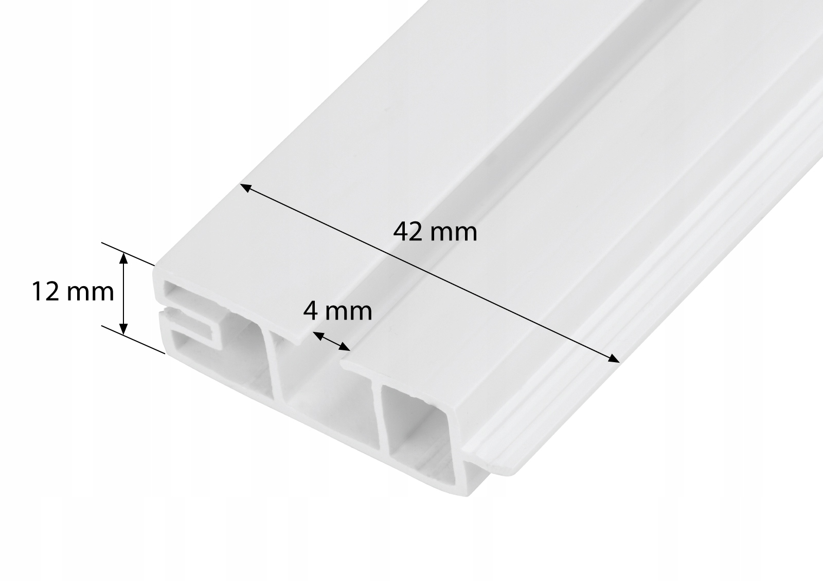 SZYNA SUFITOWA JEDNOTOROWA PCV BIAŁA 130CM KARNISZ SUFITOWY RENA Kod producenta REN-SZY-PCV-POJ-130