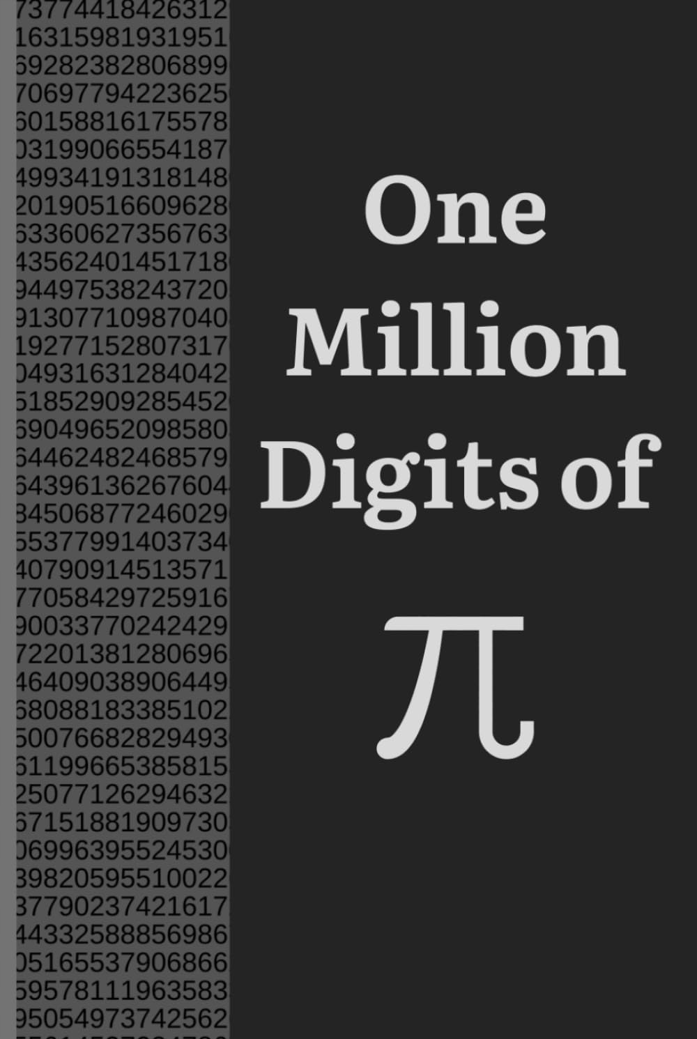 One Million Digits Of Pi First 1 Million digits of Pi / Decimal Places