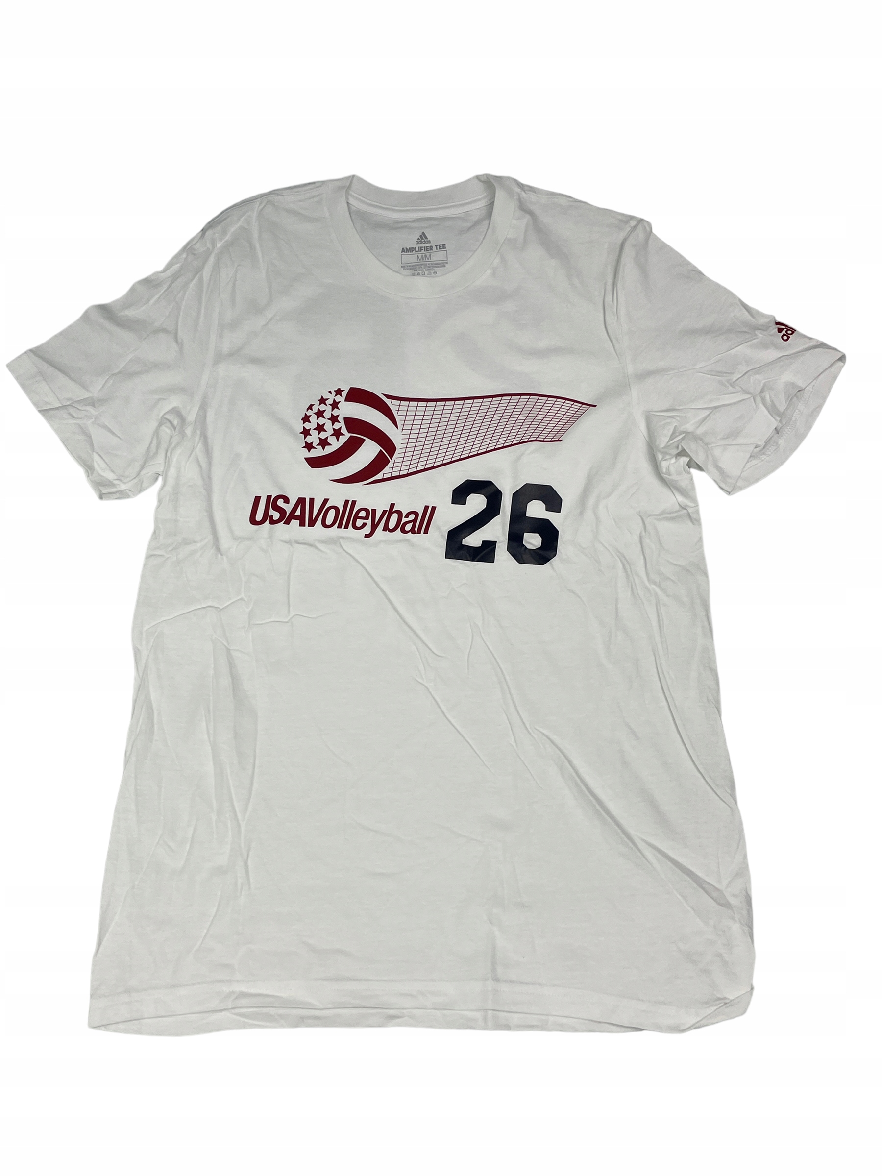 Koszulka męska biała ADIDAS USA VOLLEYBALL 26 M