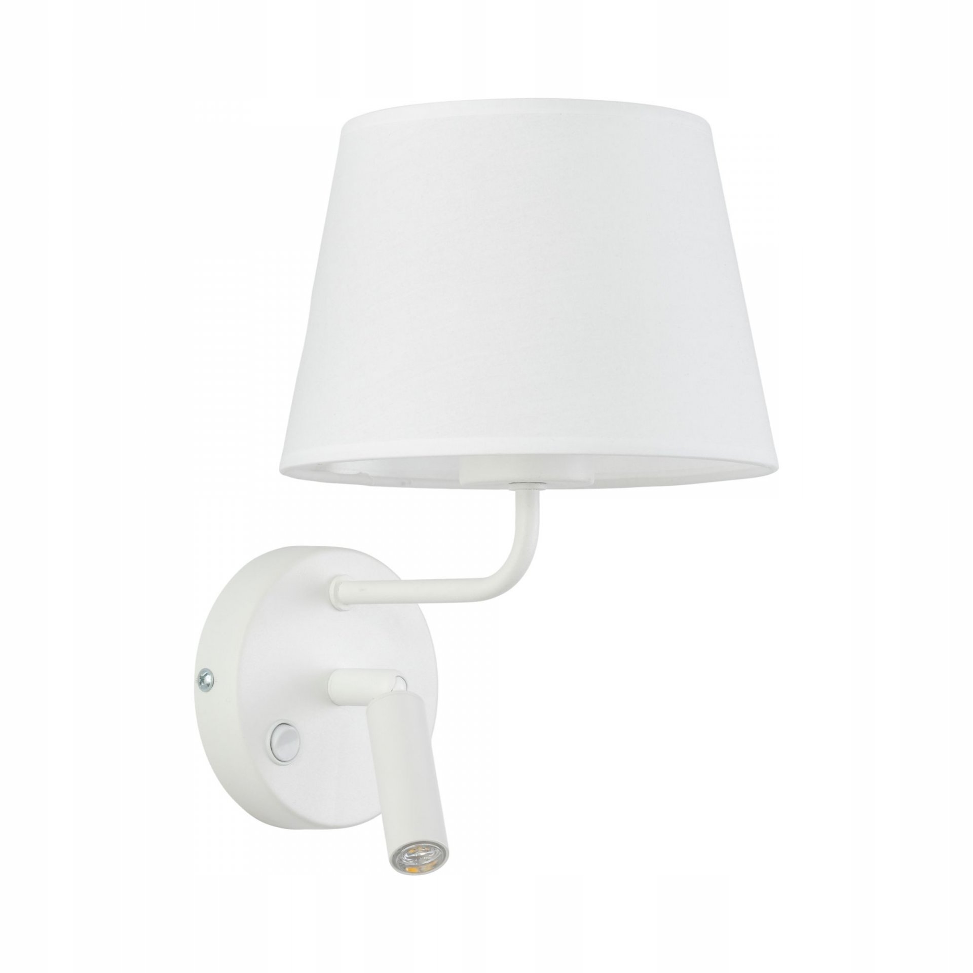 Nástenné svietidlo Maja White 11393 Tk Lighting s reflektorom a vypínačom