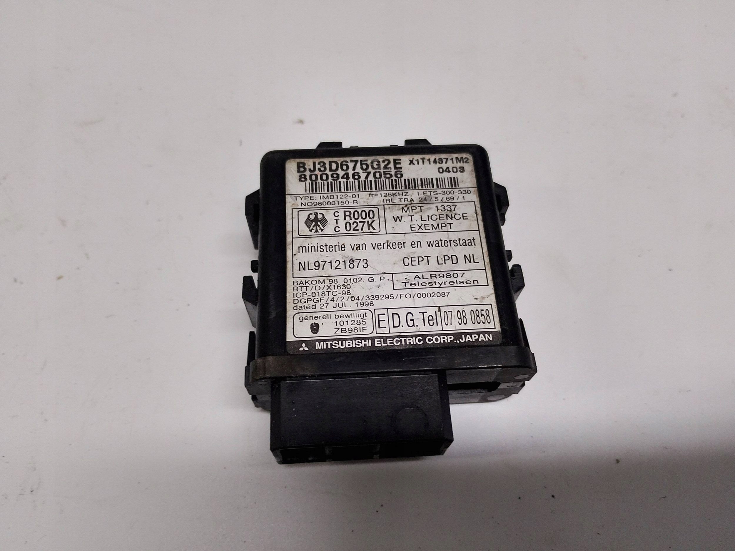 modulo IMMOBILIZER MAZDA 323 F BJ3D675G2E