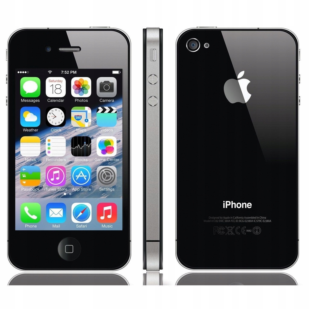 Apple iPhone 4 32GB Black новый неактивный EAN 885909408825